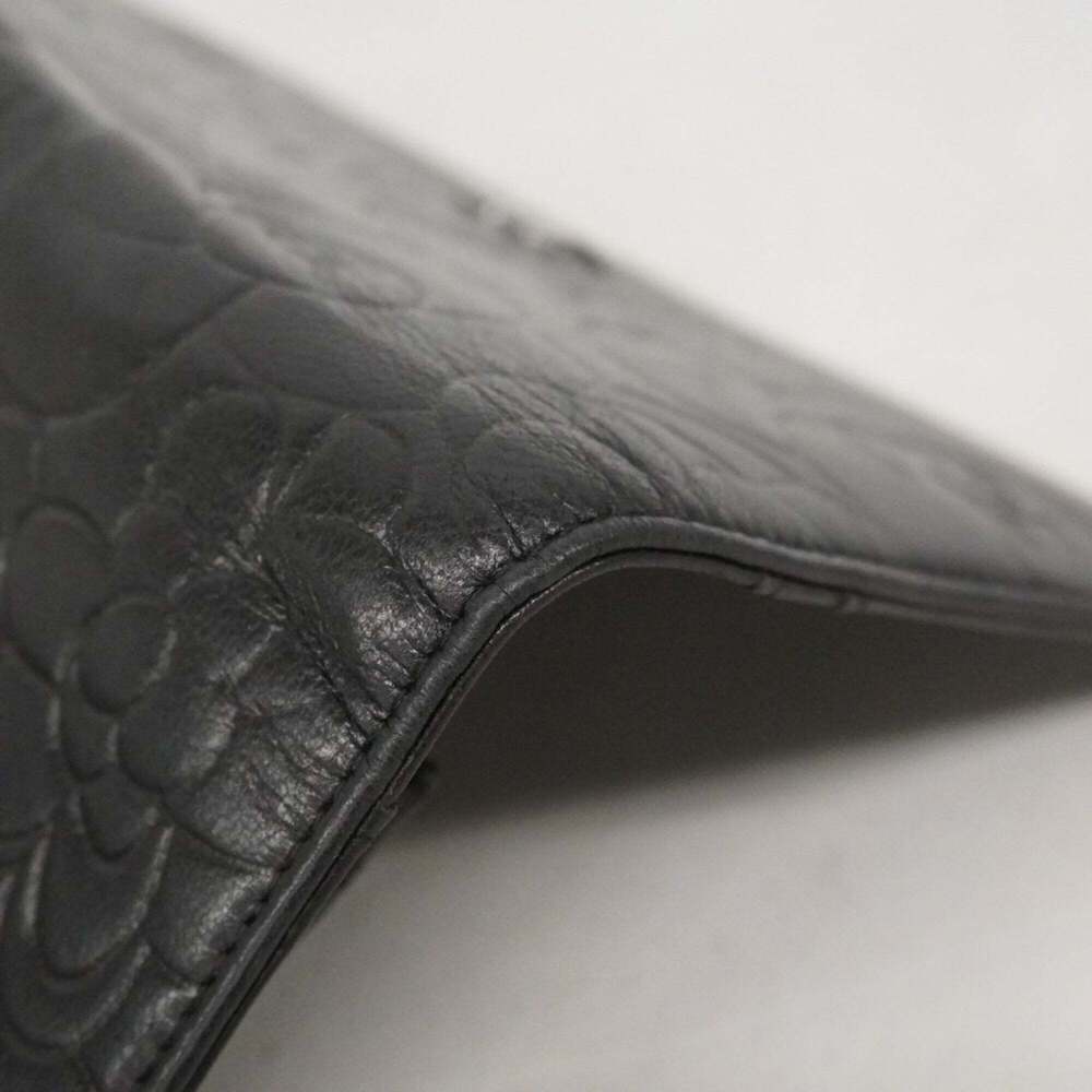 CHANEL Black Lambskin Leather Wallet - Picture 7 of 10